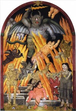 Fernando Botero Painting - Las puertas del infierno Fernando Botero